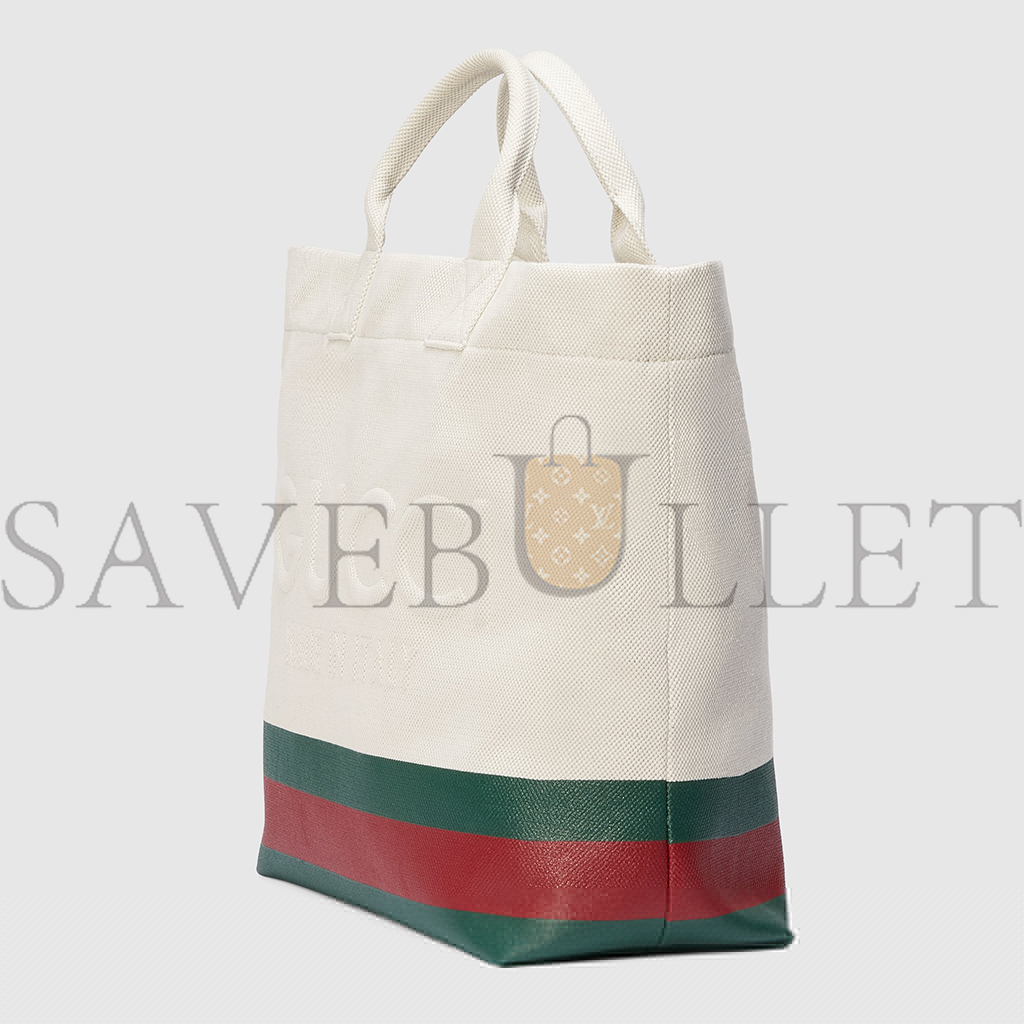 G*u*i canvas tote bag with embossed detail 782741 (40*38*17cm)
